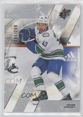 2023-24 SPx 195/299 Quinn Hughes #93 5ya