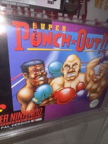Vintage 1995 Super Punch Out SNES Video Game PAL -UK Version Graded VGA 95 🔥