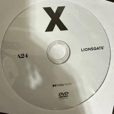 X (DVD, 2022) disc only (Mia Goth/A24)