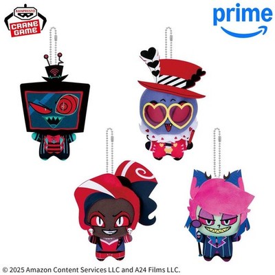 Hazbin Hotel Plush Doll Mascot Chain vol.3 Set of 4 Banpresto