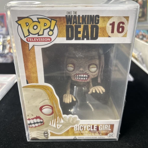 Funko Pop! Vinyl: The Walking Dead - Walker (Bicycle Girl) #16 W/Protector