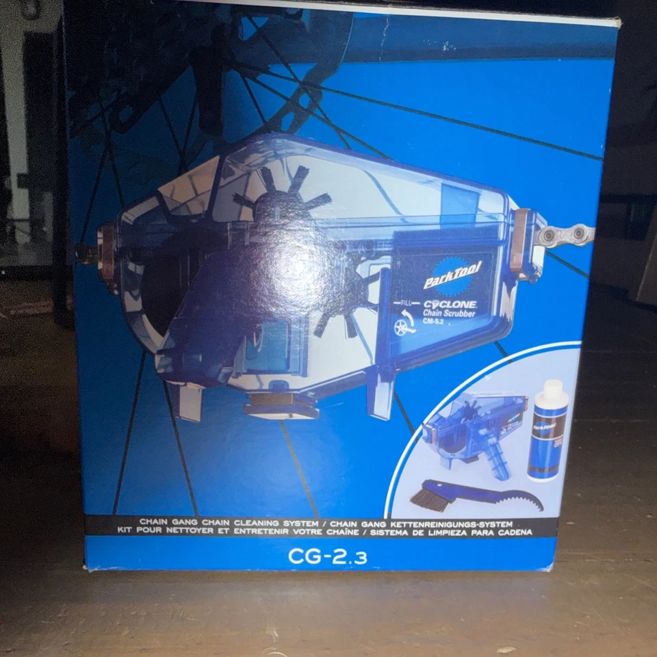 Park Tool 152903 CG-2.3 Sistema de limpieza de pandillas para cadena de bicicleta azul Foto 3 de 4