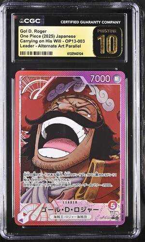 Gol.D.Roger (Alternate Art) graded CGC 10 for sale on eBay