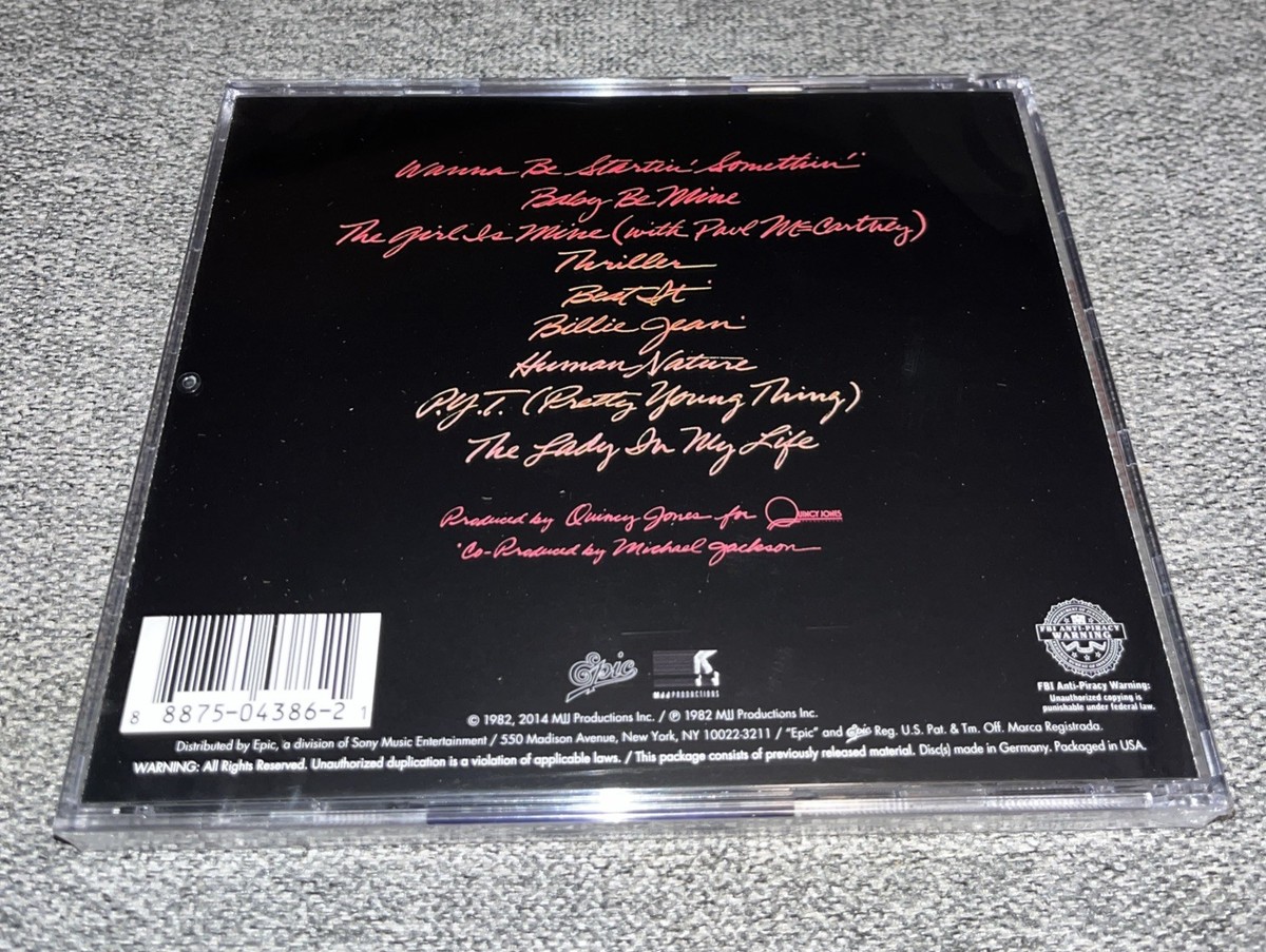 Thriller by Jackson, Michael (New CD) ⭐️Buy Any 3 Get 1 Free