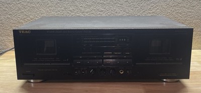 TEAC W-520R Dual Auto Reverse Cassette Deck, Dolby HX Pro, TESTED