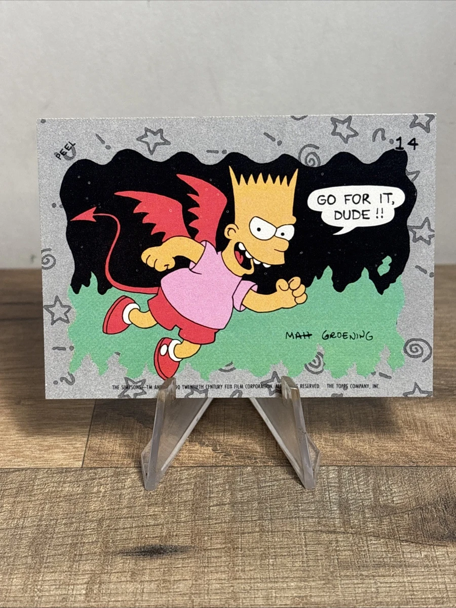 Preços baixos em Figurinhas e cartas colecionáveis The Simpsons
