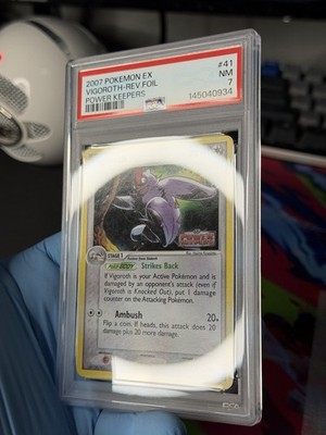 VIGOROTH REVERSE HOLO FOIL STAMPED 2007 POKEMON EX POWER KEEPERS