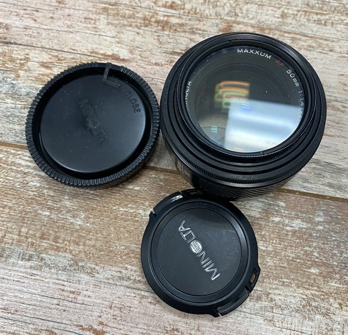 Minolta A-mount 50mm Focal Camera Lenses for sale | eBay