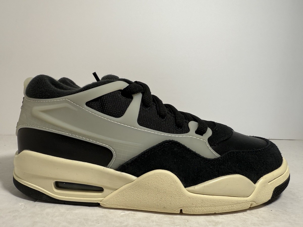 Nike Air Jordan 4 RM Black Sail Casual Sneakers FQ7939 006 NEW Men