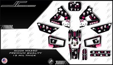 Razor MX350 NEW MODEL graphics kit decals THICK AND HIGH GLOSS