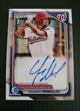 2024 Bowman - Chrome Prospect Autographs Yohandy Morales