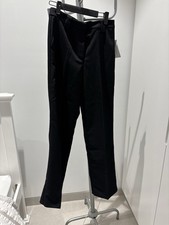 NA-KD Black Tailored Pants Womens Size 32 BNWT High Waist Straight Leg Trousers