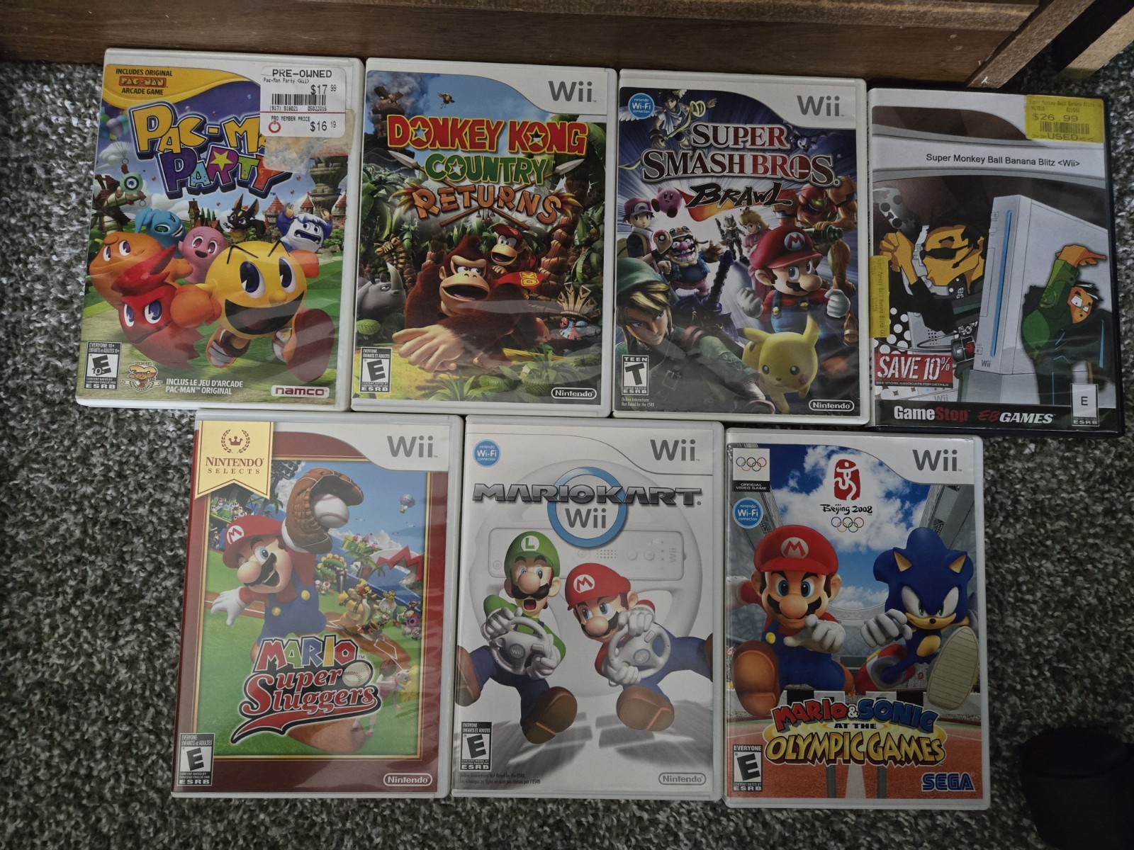 Nintendo Wii Games Lot Of 7