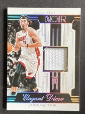 Jaime Jaquez Jr. 2023-24 Panini Noir Elegant Decor Materials RC /99 #EDR-JJJ