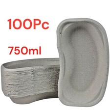 100Pc 750 ml Disposable Kidney Dishes Biodegradable Medical Care Sick Vomit Bowl