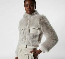 Tom Ford SOFT SHEARLING & GRAIN LUX GOAT LEAT...