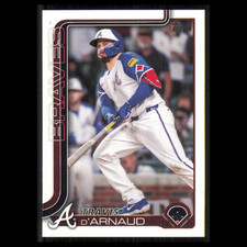 Travis dArnaud #325 2025 Topps Atlanta Braves Baseball Card MLB NM
