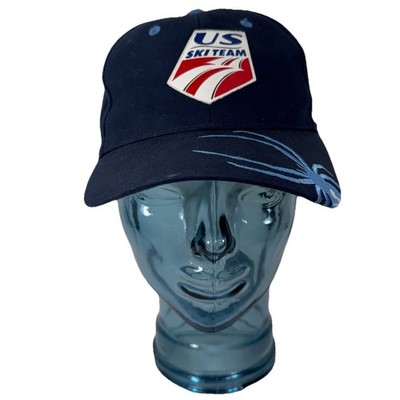 Vintage Spyder 2002 Olympics US Ski Team Blue Logo Ball Cap Hat Adult O/S