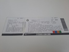 Biglietto Stadio "San Siro" INTER-JUVENTUS 2012-13