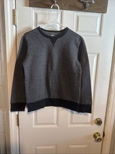 Athletic Works Boys XL 14/16 Fleece Lined Crewneck Sweatshirt Gray Casual Active
