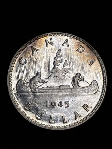 1945 canadian silver dollar - Uncirculated