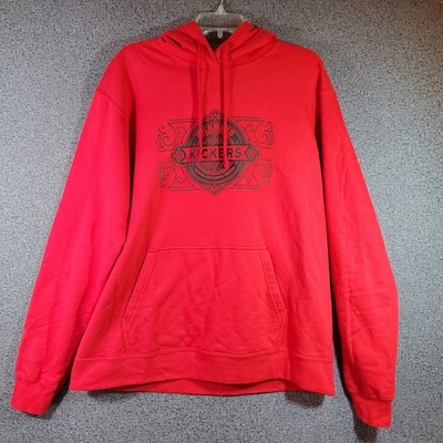 RIchmond Kickers Hoodie Sweatshirt Mens Large Red