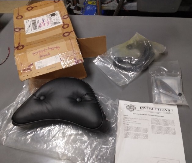 Genuine Harley Davidson FLSTC Heritage Softail Tall Backrest Pad 