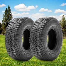 Set 2 11x4.00-5 Lawn Mower Tire 4Ply 11 x 4 x 5 Garden Turf Tractor Tire Tubeles