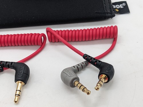 Rode Wireless GO II/ME cable carry pouch case windshield SC5 SC2 3.5mm TRS USB - Picture 14 of 90