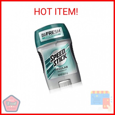 Speed Stick Deodorant for Men, Regular - 1.8 Ounce