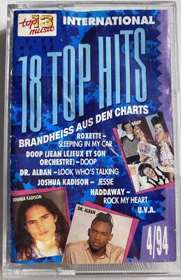 18 Top Hits International 4/94 K7 Blue System Album MC MusikKassette Tape 1994