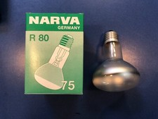Narva Reflector E27 75W 230-240V Reflector Lamp R80 Spotlight Dimmable