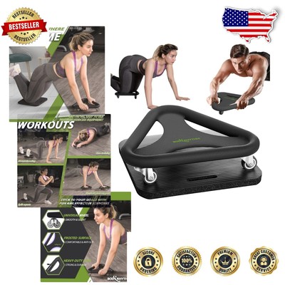 High-Performance Ab Roller with Knee Mat - Ultimate Strength Workout Trainer