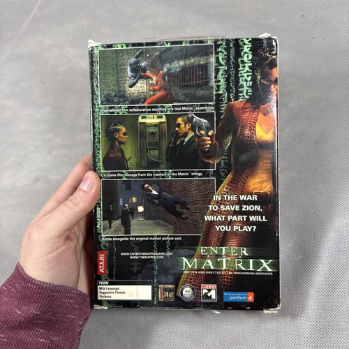 2003 Enter The Matrix ATARI PC Game New N3 - Picture 5 of 6