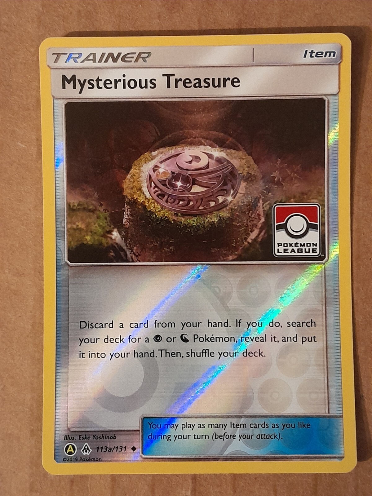 Mysterious Treasure 113a/131 League Reverse Holo Promo NM-Mint See Pictures