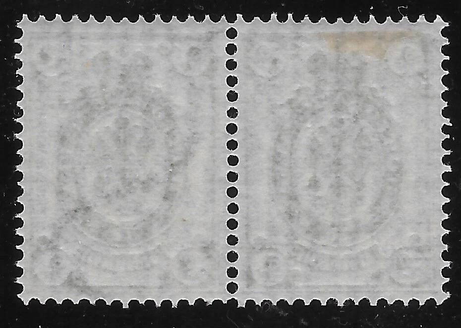 Rusia 1902 Sc#56 Par trasero desplazado, vert.laid 17ª edición MNH/MLH CV $380 Foto 2 de 2