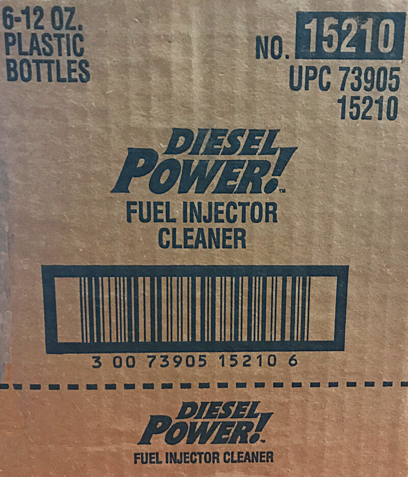 GOLD EAGLE 15210 DIESEL POWER! FUEL INJECTOR CLEANER BOX OF 6