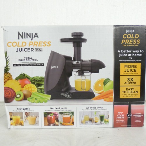 Ninja Cold Press Juicer Pro - No Pulp / Some Pulp / Lots of Pulp - Compact  JC101 622356569613 | eBay