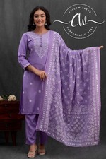 Premium Rayon Women  Girls Ethnic Wear Kurti with pant  duaptta 2 mtr. Large