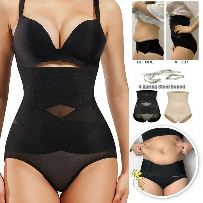 Soft Lose Weight Women Fashion Fat Burning High Waist Underwear Lady  Breathable Shaping Underpants Seamless Tummy Control Body Shapers 