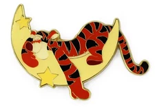 Disney Pin - Loungefly Winnie the Pooh Nap Moon Glow in the Dark Series - Tigger