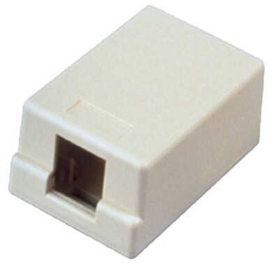 Lot Of 12 Allen Tel AT33S-15 Versatap Surface Mount Box 1 Port White