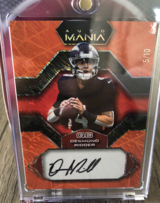 DESMOND RIDDER - 2022 WILD CARD AUTO LAZER RED ROOKIE AUTO /10 AM-H97
