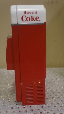 コレクション Coca-Cola Vending Machine Musical Bank Vtg Coca-Cola Die Cast Metal Vending Machine Musical Bank