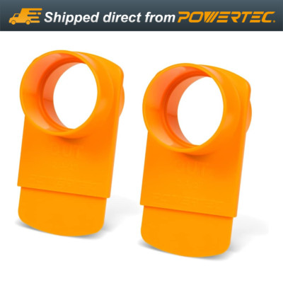 POWERTEC 70294-P2 2-1/2'' Anti-Clog Blast Gate for Dust Collection - 2pk Patented
