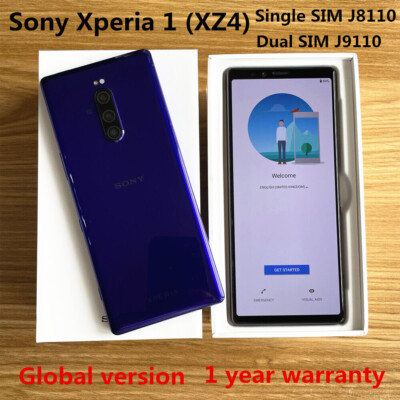 Sony Xperia 1 (XZ4) J8110 J9110 128GB+6GB 4G LTE Unlocked SmartPhone-  