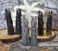 Halloween Bride & Groom Gothic Candle Gift Set Idea Home Handmade Decoration