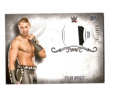 WWE Tyler Breeze 2016 Topps Undisputed Event Worn Shirt Relic Card SN 36 of 175