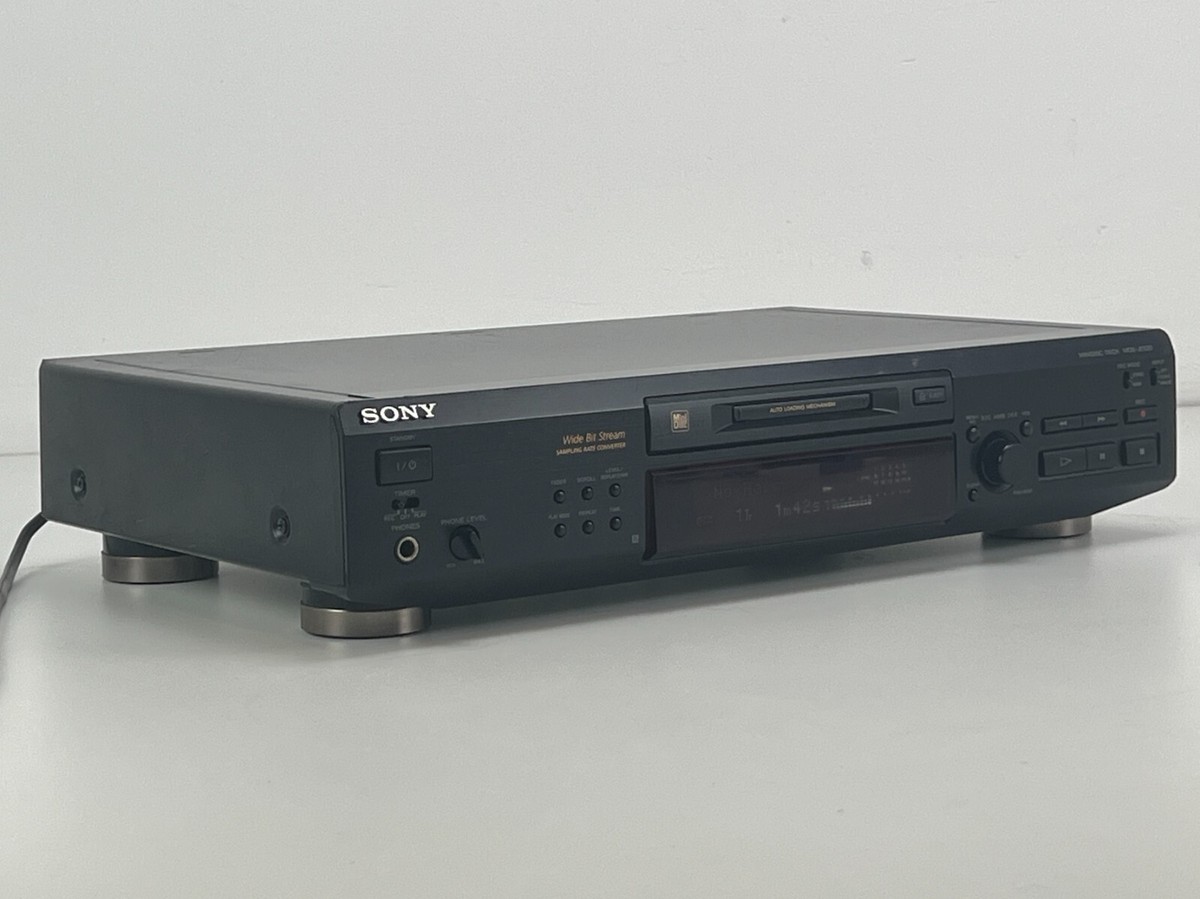 その他 MINIDISC DECK MDS-JE520 Sony MDS-JE520 Minidisc Deck Recorder - Evolution Music