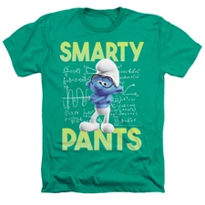 THE SMURFS BRAINY Licensed Adult Men's Heather Tee Shirt SM-3XL